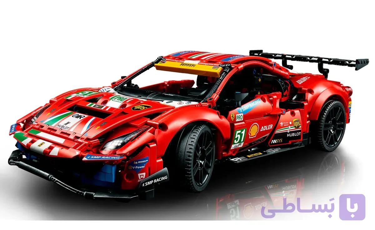 لگو ماشین مسابقه ای فراری مدل GTE 488 کد 8803 — تصویر 1