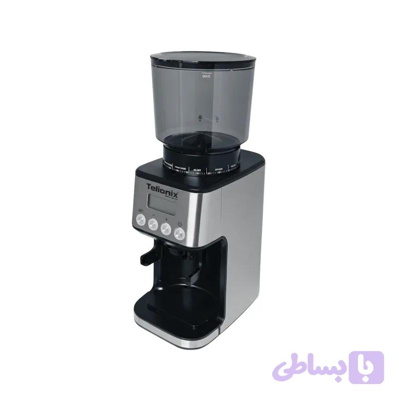 آسیاب قهوه حرفهای تلیونیکس مدل TCG 4150 با تیغه مخروطی