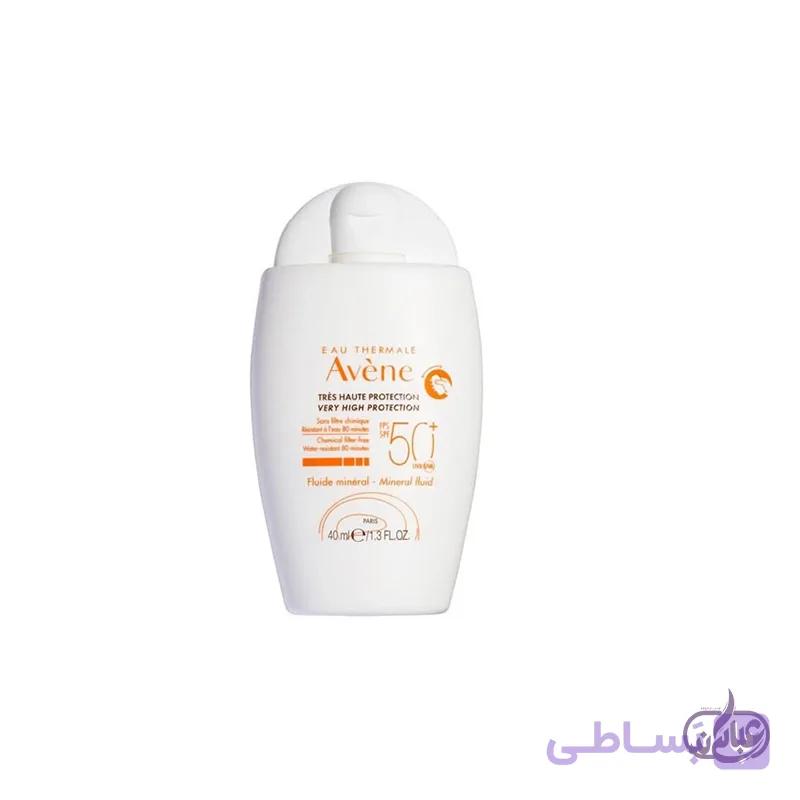 ضد آفتاب مینرال اون مدل MINERAL FLUIDE حاوی SPF50 حجم 40 میل
