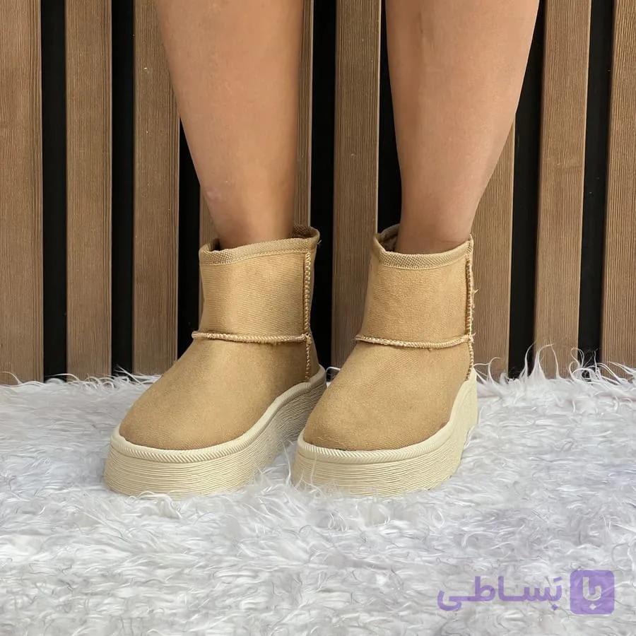 نیم بوت زنانه ساق دار مدل آگ UGG اسکیمو — تصویر 1