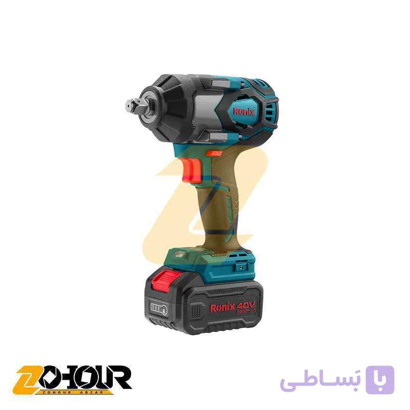 کیت بکس شارژی 40 ولت براش لس 800 نیوتن متر 1/2 اینچ مدل Ronix 8907-40V — تصویر 1