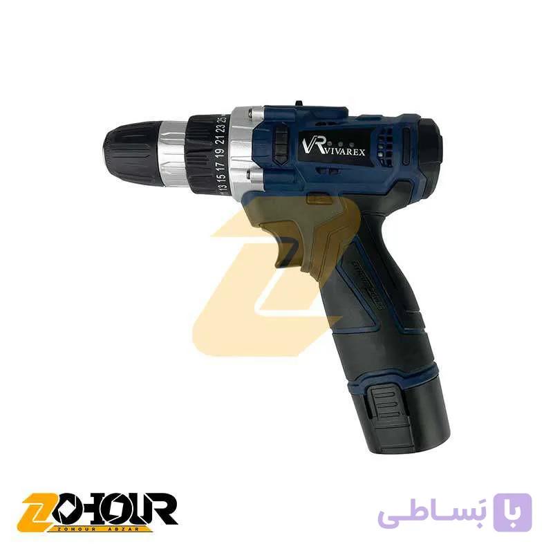 دریل پیچ گوشتی شارژی 12 ولت ویوارکس مدل VIVAREX VR1210-IC — تصویر 1