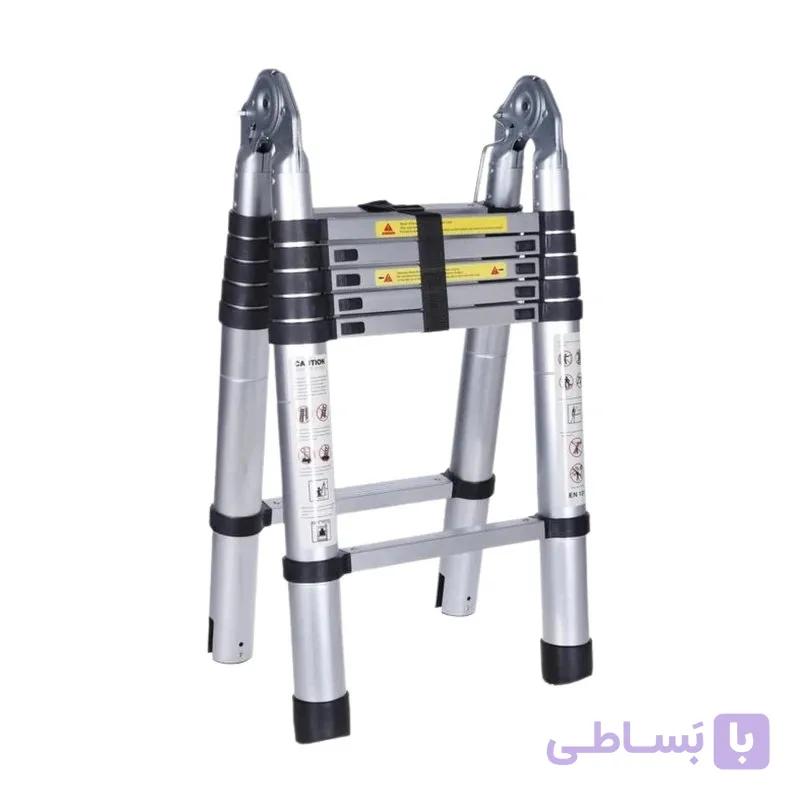 نردبان تلسکوپی دو طرفه ۱.۹ متری