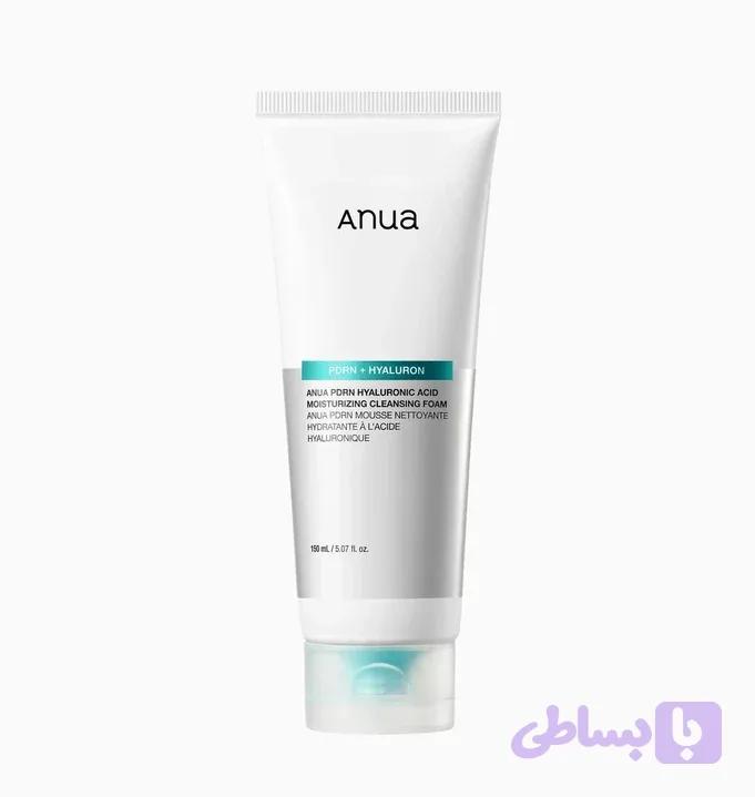 فوم شوینده صورت پی دی آر ان و هیالورونیک اسید آنوا (Anua PDRN Hyaluronic Acid Moisturizing Cleansing Foam)