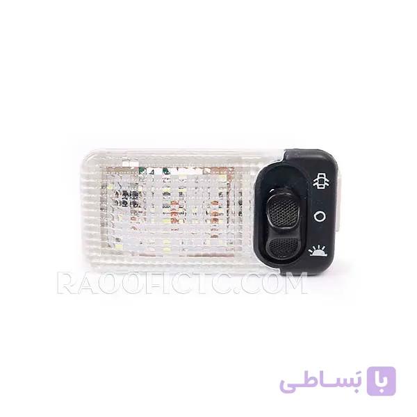 چراغ سقفی پژو 206، 207 و رانا SMD با نور نارنجی — تصویر 1