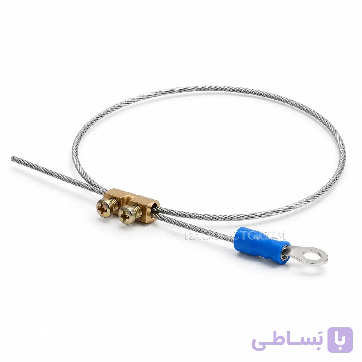 نگهدارنده درب باک بنزین پژو 206 و 207 مدل سیمی — تصویر 1