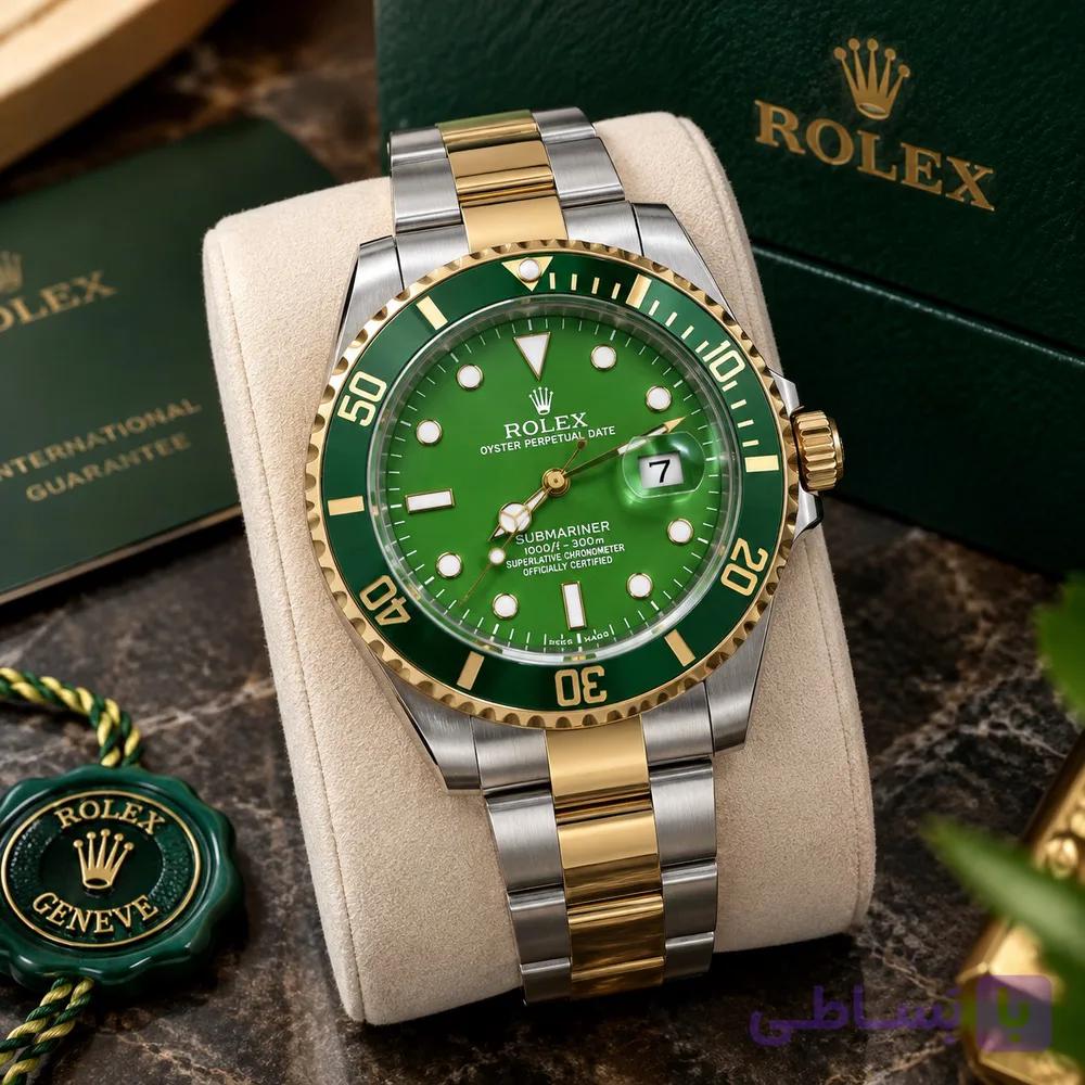 رولکس ساب‌مارینر دیت (Oyster Perpetual Submariner Date) سبز