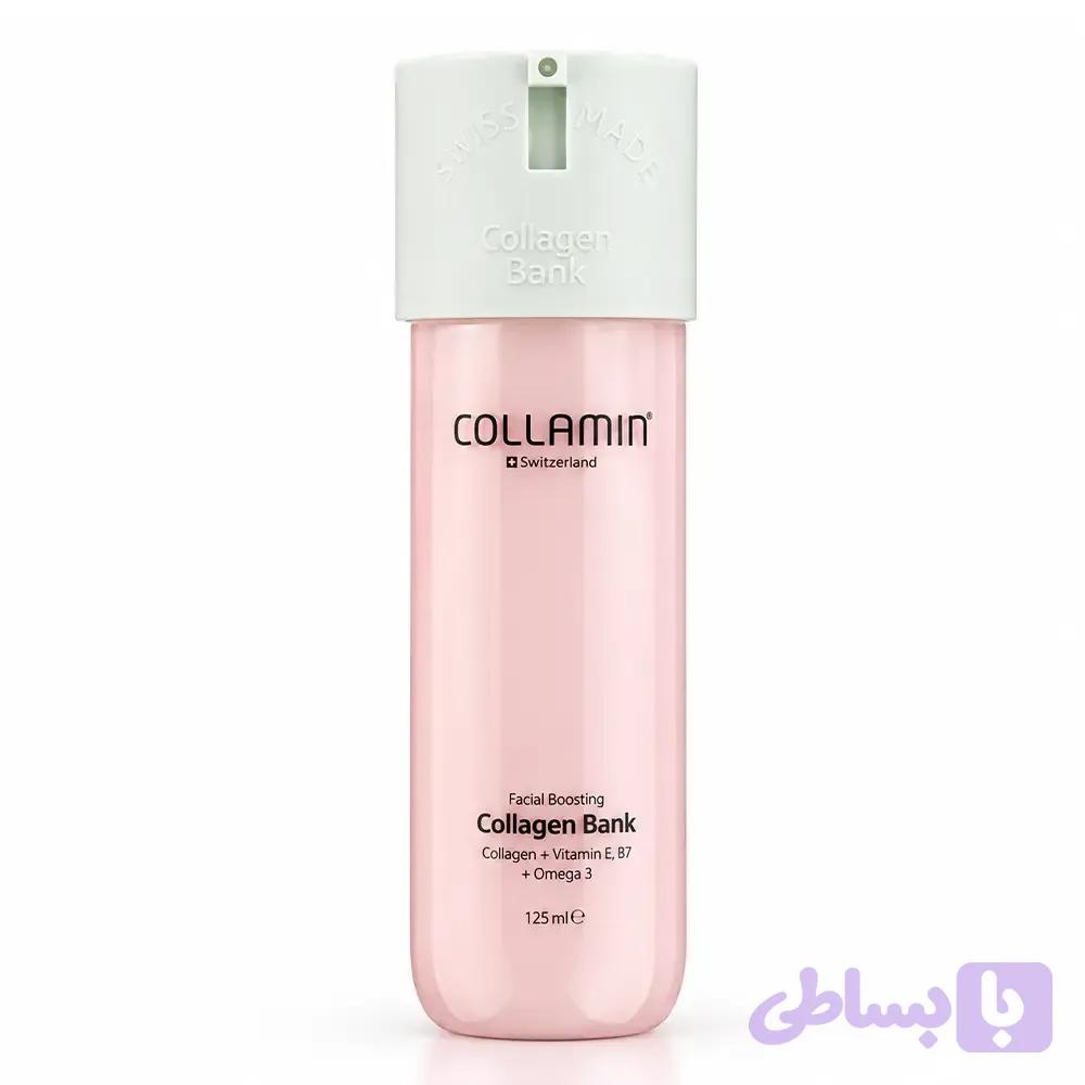 کرم مرطوب کننده آبرسان کلامین مدل Collagen Bank حجم 125 میل COLLAMIN