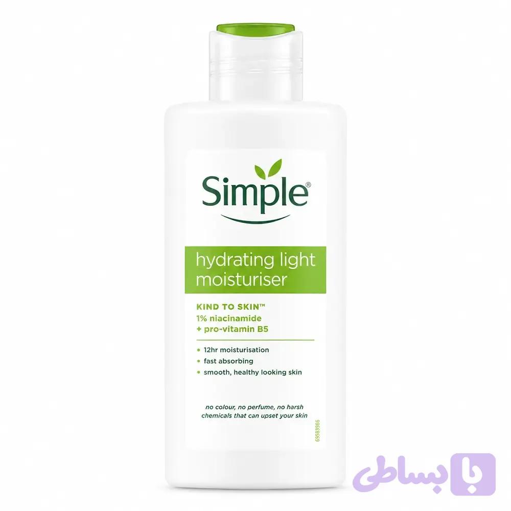 کرم آبرسان سیمپل لایت Simple (اصل) — تصویر 1