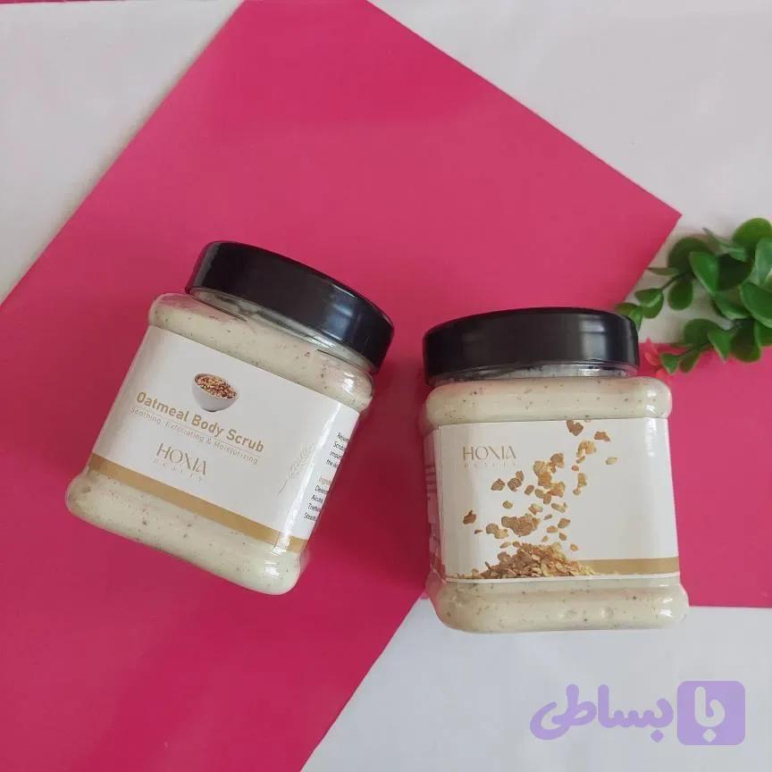 اسکراب بدن اوتمیل HOXIA BEAUTY — تصویر 1