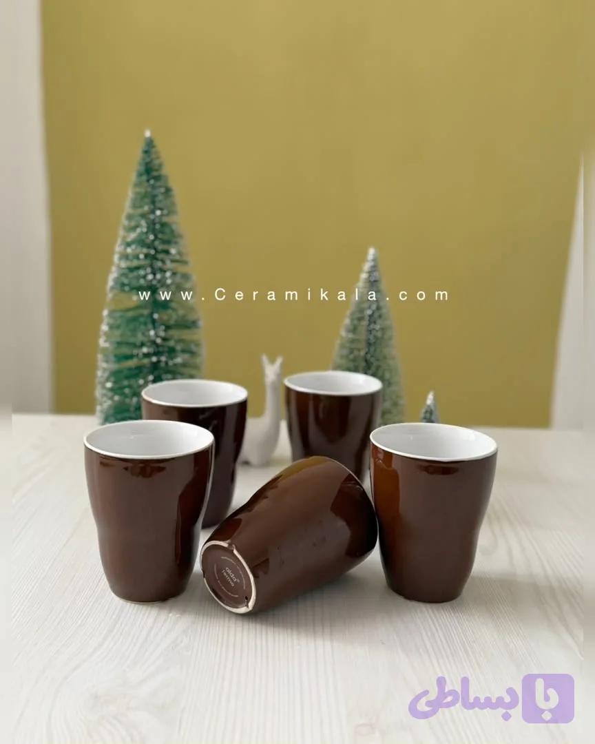 ماگ قهوه ای