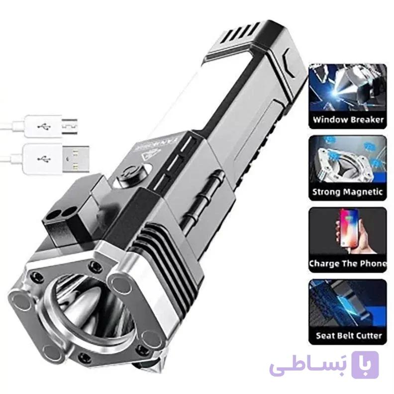 چراغ قوه ۸ کاره شارژی