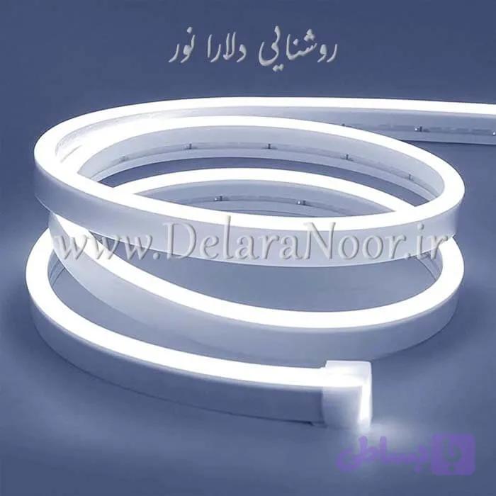 نئون فلکسی سفید 12 ولت — تصویر 1