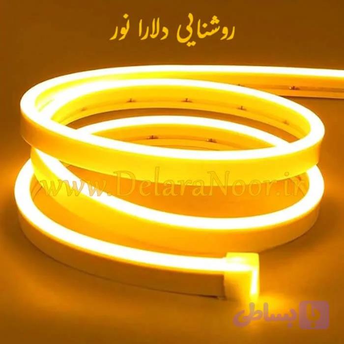نئون فلکسی انبه ای 12 ولت — تصویر 1