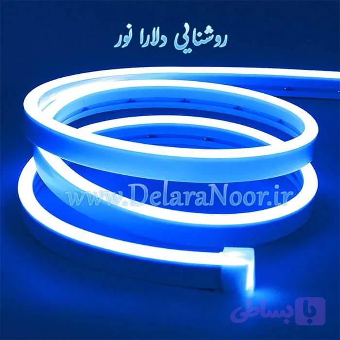 نئون فلکسی آبی 12 ولت — تصویر 1