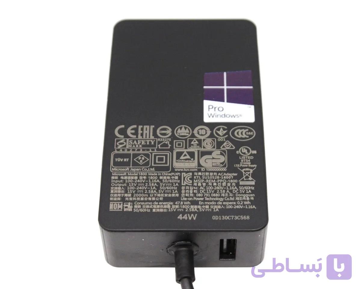شارژر سرفیس CHICONY Surface 15V 2.58A 44Wبرند — تصویر 1