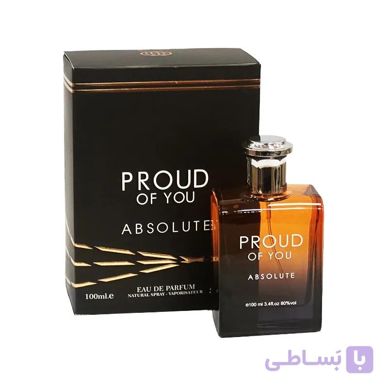 ادکلن مردانه فراگرنس ورد Proud Of You Absolute — تصویر 1