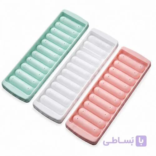 قالب یخ سیلیکونی کپسولی مدل خشابی بسته 3 عددی — تصویر 1