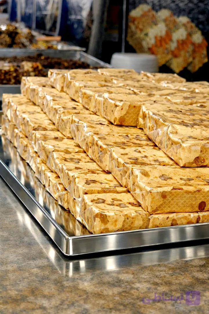 نوقا با شیره انگور و مغز گردو | بدون قندو سنتی