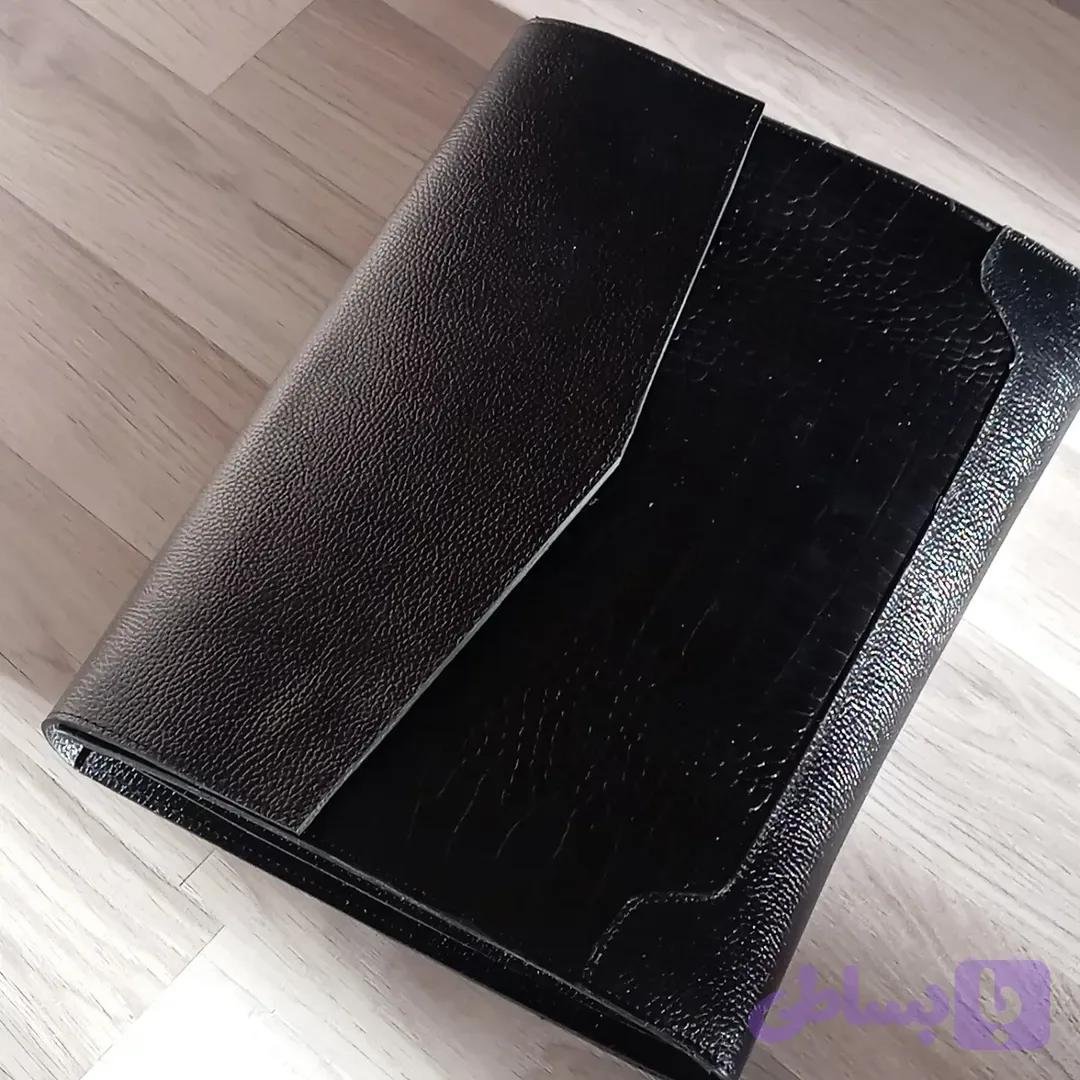 کیف فولدر چرم طبیعی دستی اسپرت مشکی اداری کلاسیک