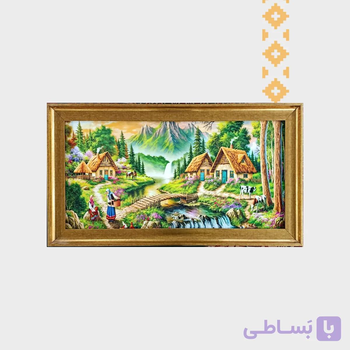 تابلو فرش چاپی طرح هور — تصویر 1
