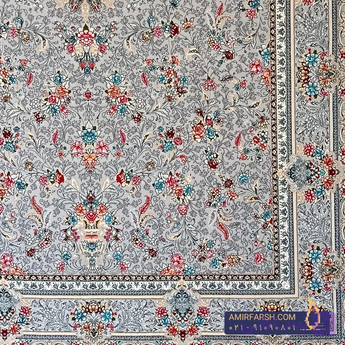 فرش کلاسیک 700 شانه فیلی طرح کارن کد AF-1458 — تصویر 1