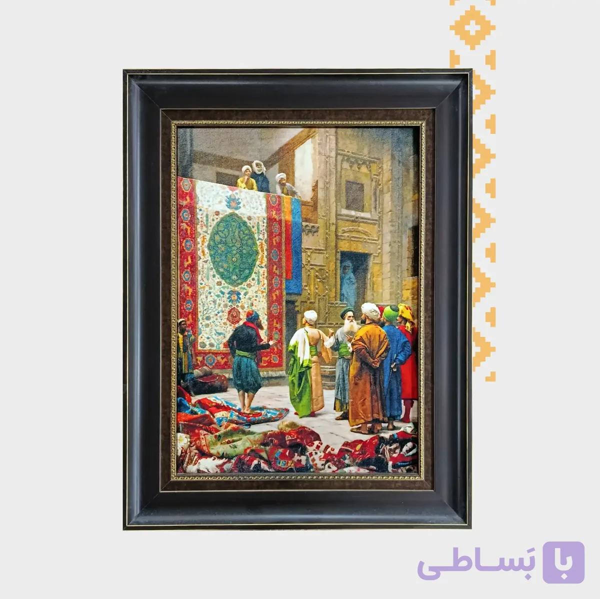 تابلو فرش چاپی طرح جاوید — تصویر 1