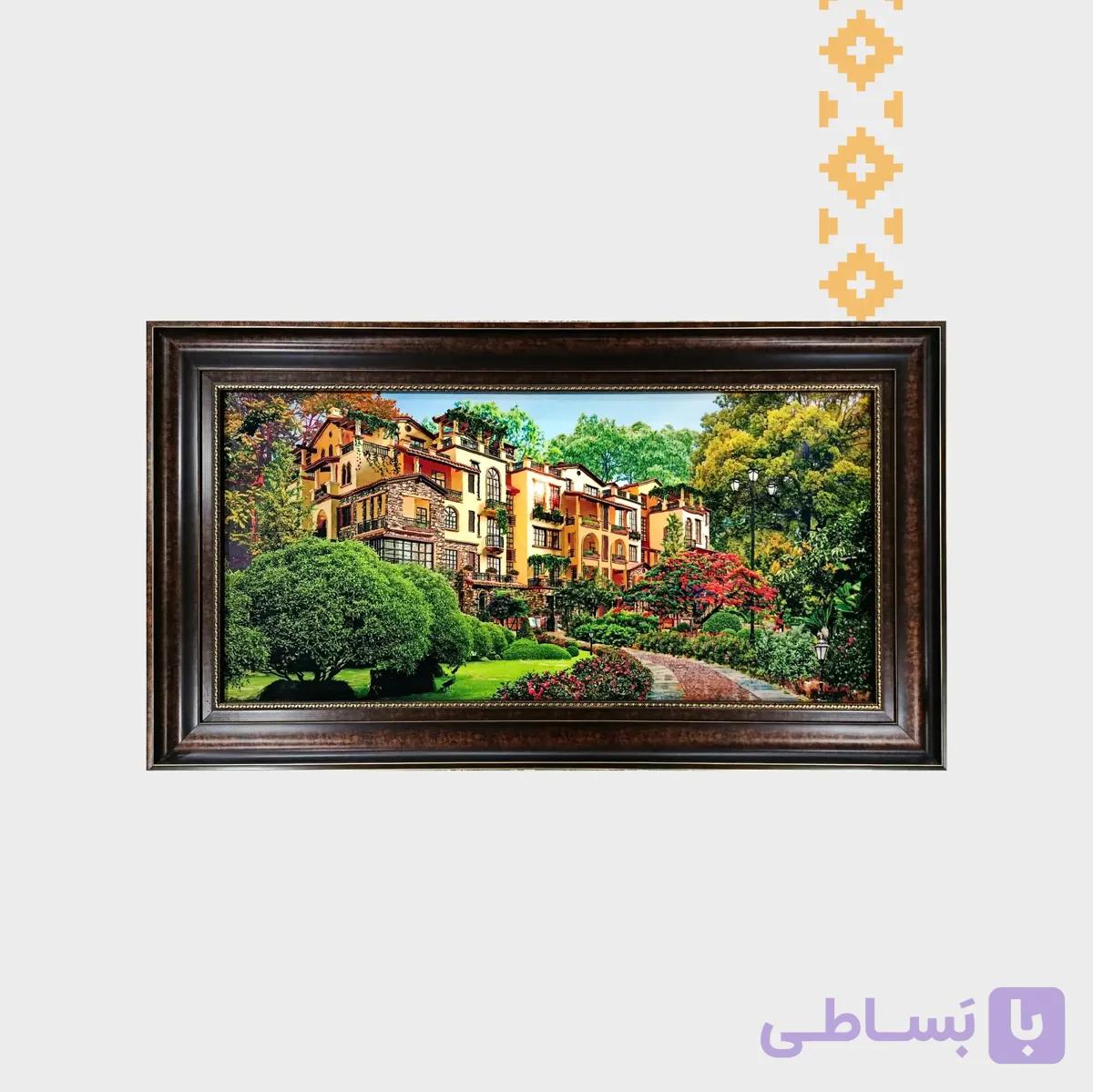 تابلو فرش چاپی طرح شفق — تصویر 1
