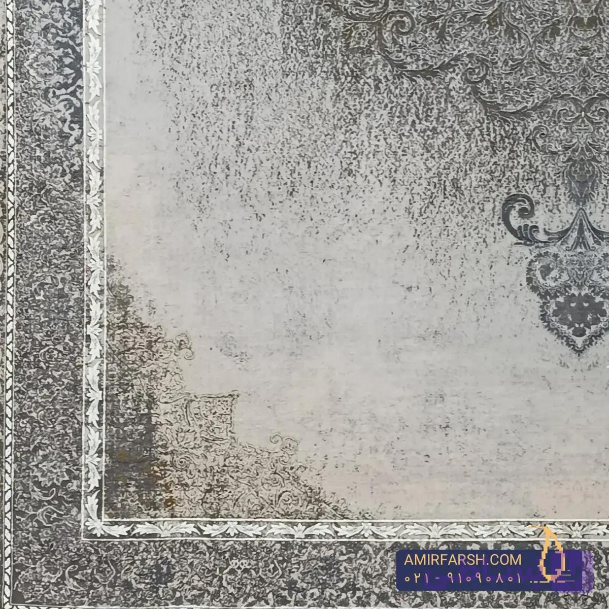 فرش مدرن 1200 شانه فیلی طرح درسا کد AF-1207 — تصویر 1