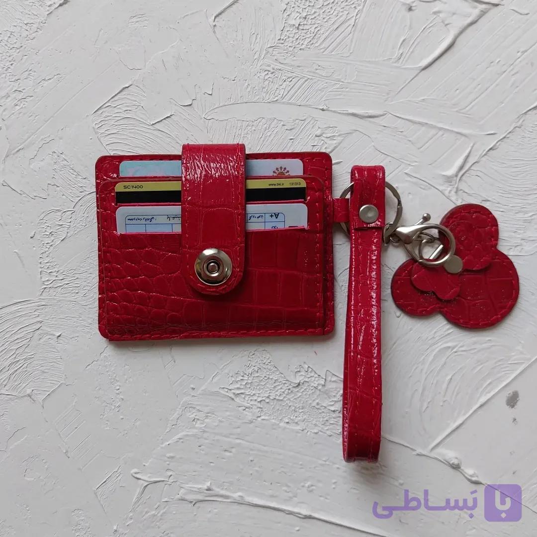 جاکارتی آویز دار چرم طبیعی ورنی دخترانه ریمانی