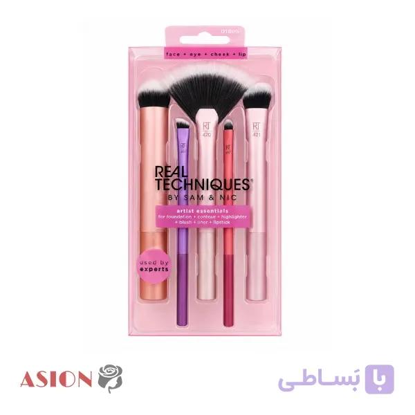 ست ۵ عددی براش آرایشی رئال تکنیکس مدل آرتیست اسنشیالز