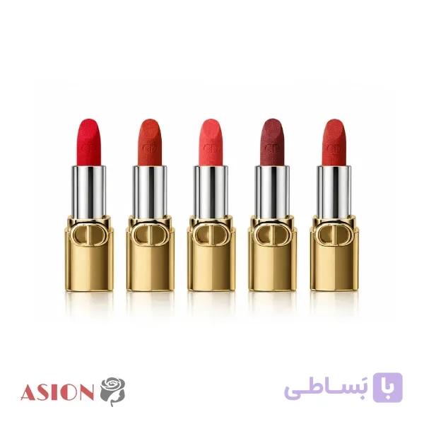 پک ۵ عددی رژ لب Dior Rouge Dior — تصویر 1
