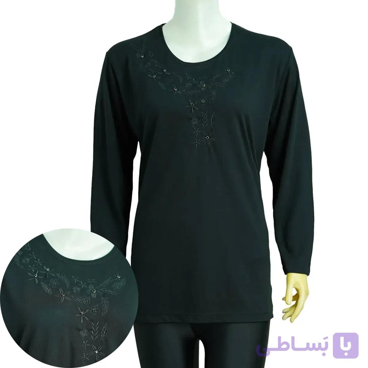 بلوز زنانه عمده گلدوزی کد 6585 — تصویر 1