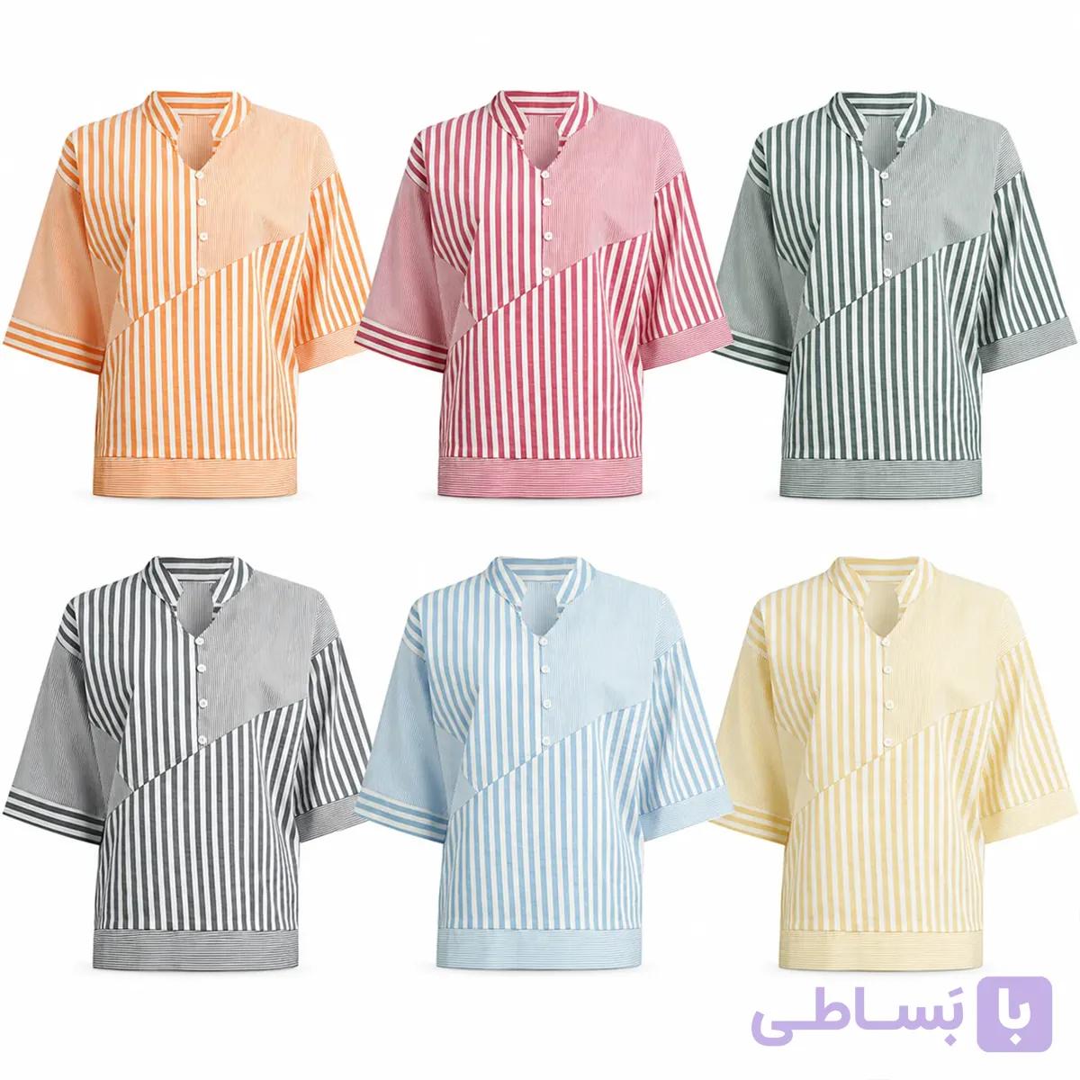 شومیز زنانه عمده کد 729 — تصویر 1