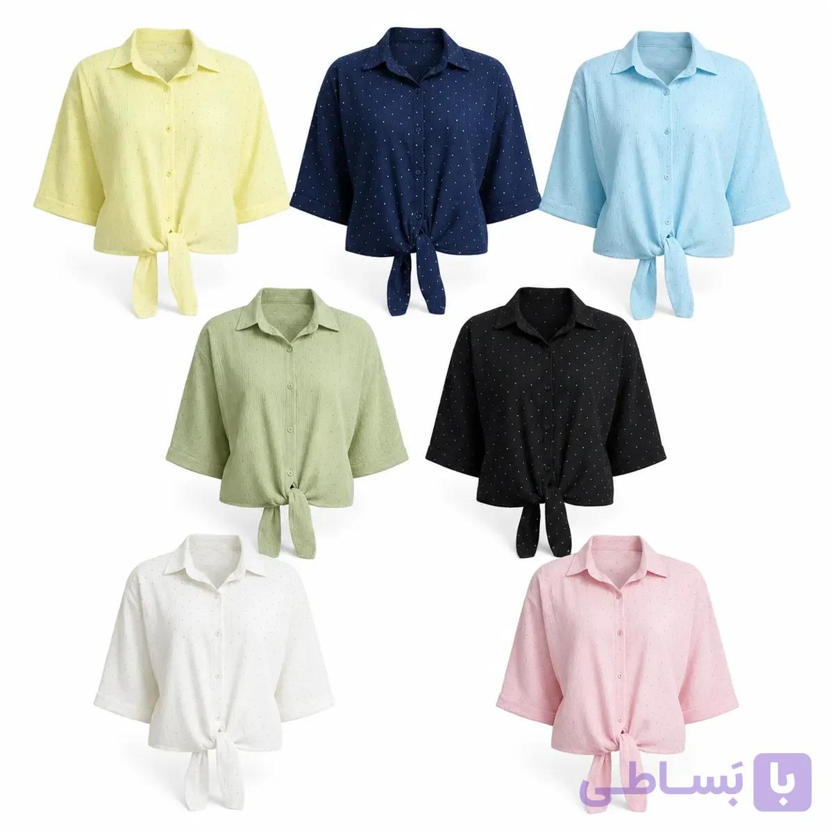 شومیز زنانه عمده شانتون کد 1038