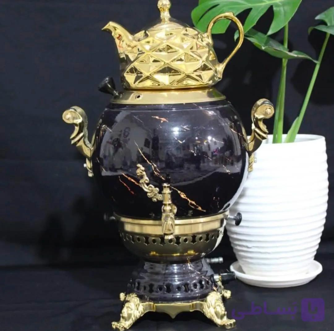سماور گازی طرح سنگ ناروان