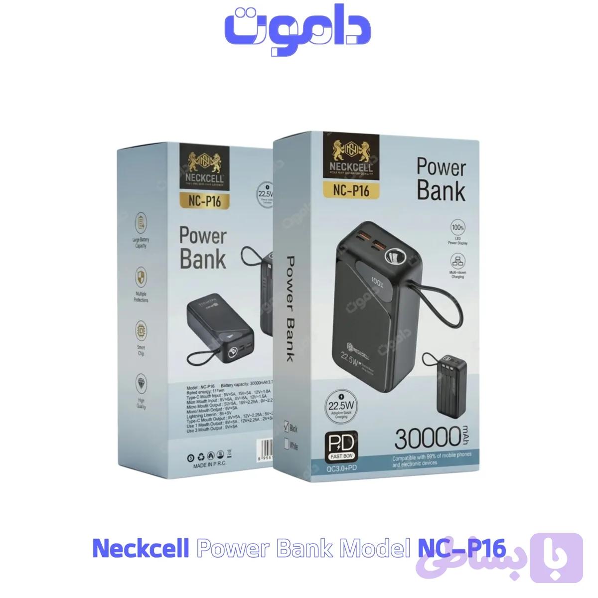پاوربانک 30000 نکسل Neckcell NC-P013 — تصویر 1