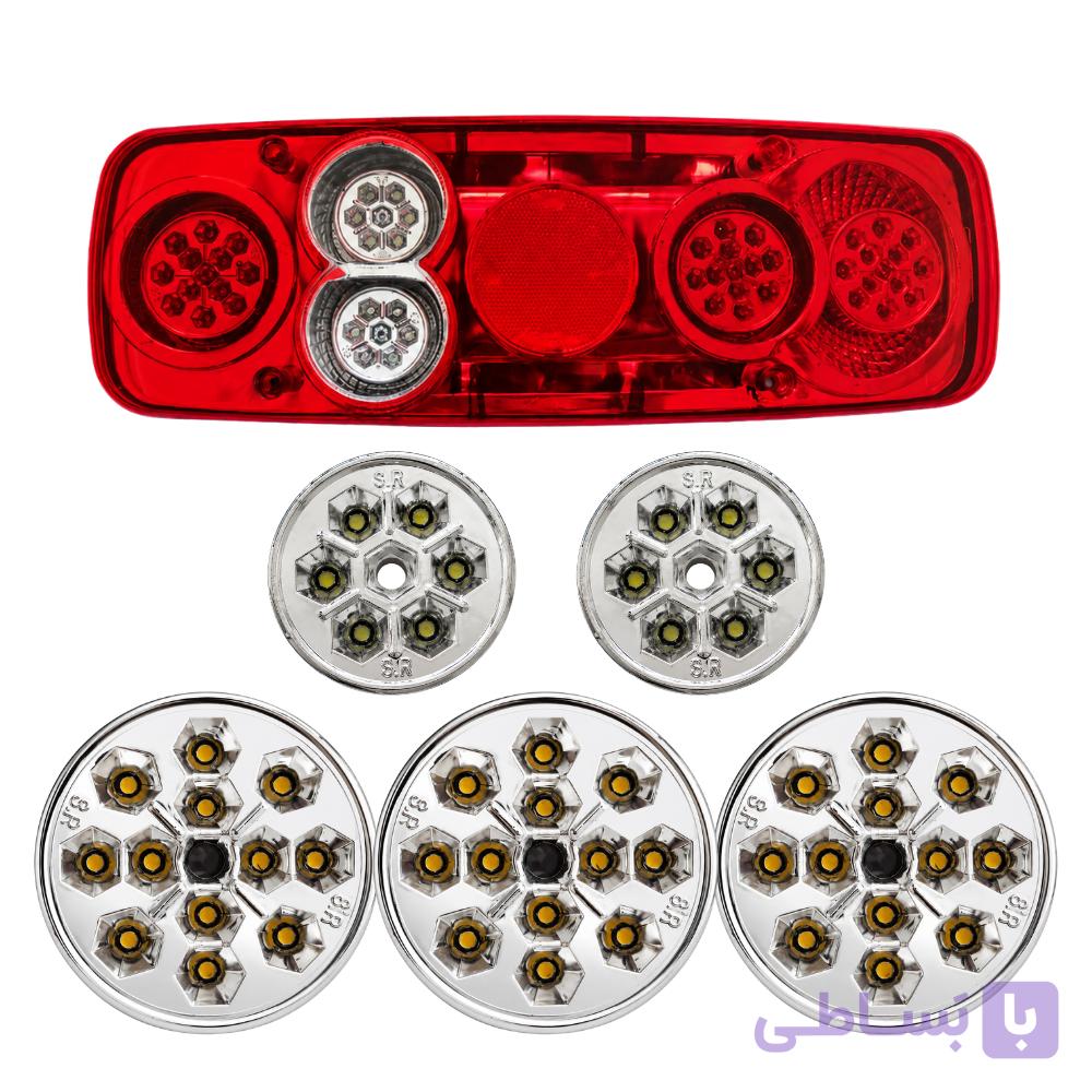 LED داخل چراغ خطر ده تن جدید بنزی — تصویر 1