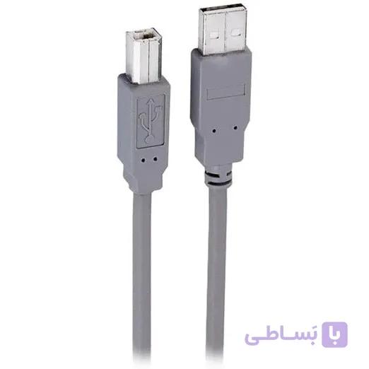 کابل پرینتر USB 2.0 ایکس پی طول 3 متر - طوسی