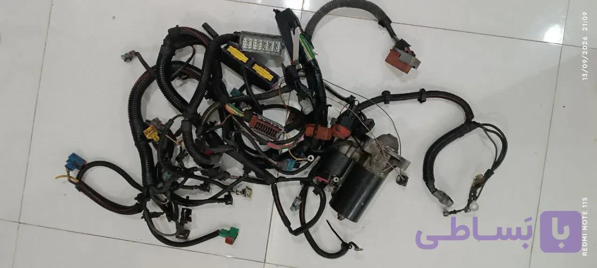 سیمکشی فابریک موتور زانتیا ۱۸۰۰ گیربکس اتومات+ استارت اتومات زانتیا — تصویر 1