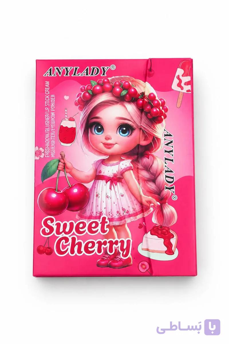 پالت سایه کتابی انی لیدی Sweet Cherry طرح آلبالویی — تصویر 1