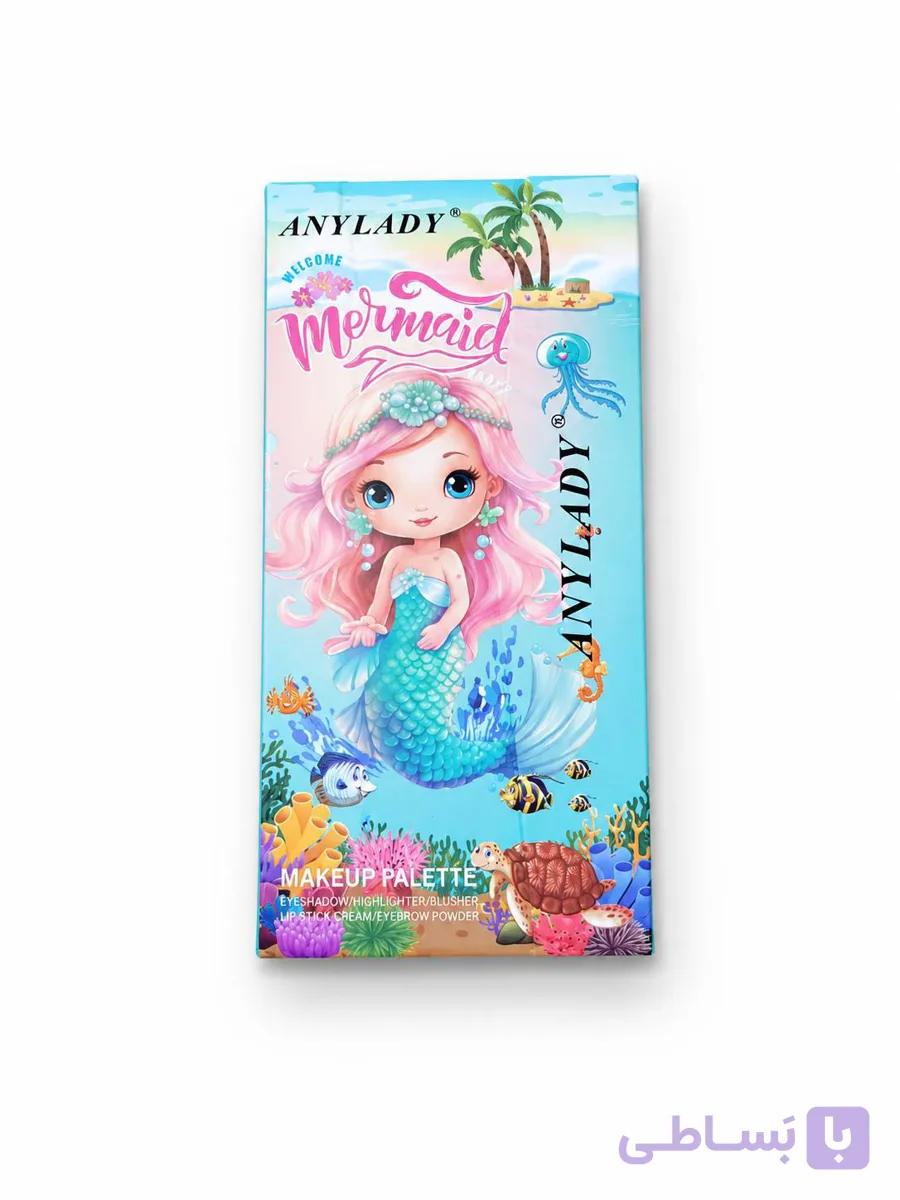 پالت سایه کتابی انی لیدی Mermaid طرح پری دریایی — تصویر 1