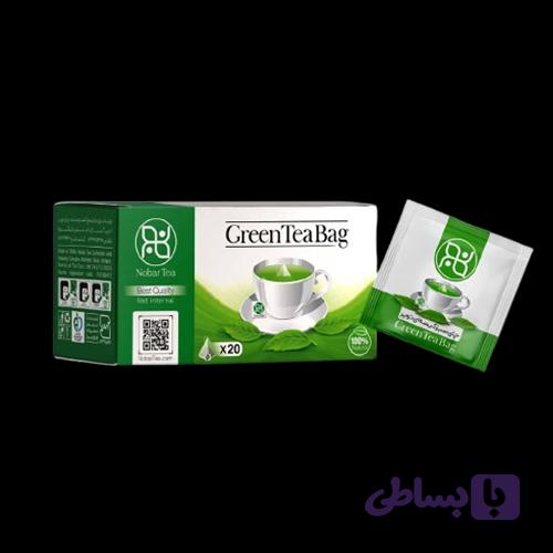 تی بگ سبز ساده ۲۰ عددی