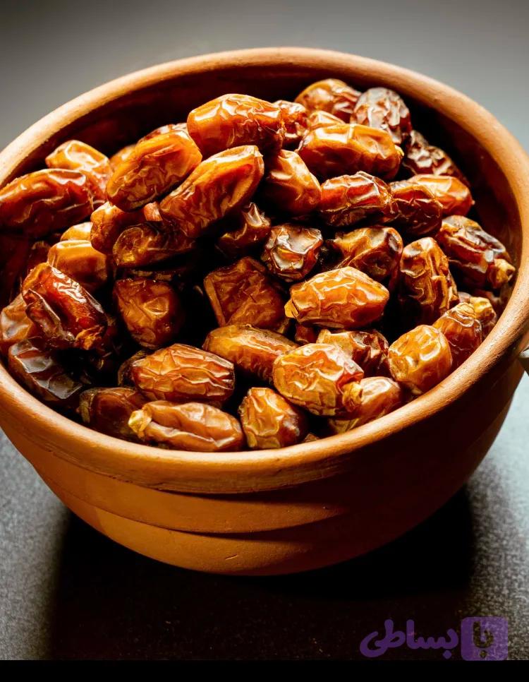 خرمای خشک (ريزه)خاصويي آجیلی یک کیلویی 350هزار تومان