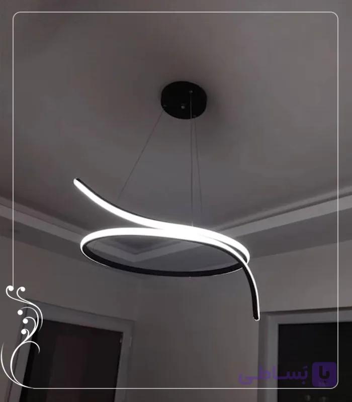 لوستر مدرن تاج
