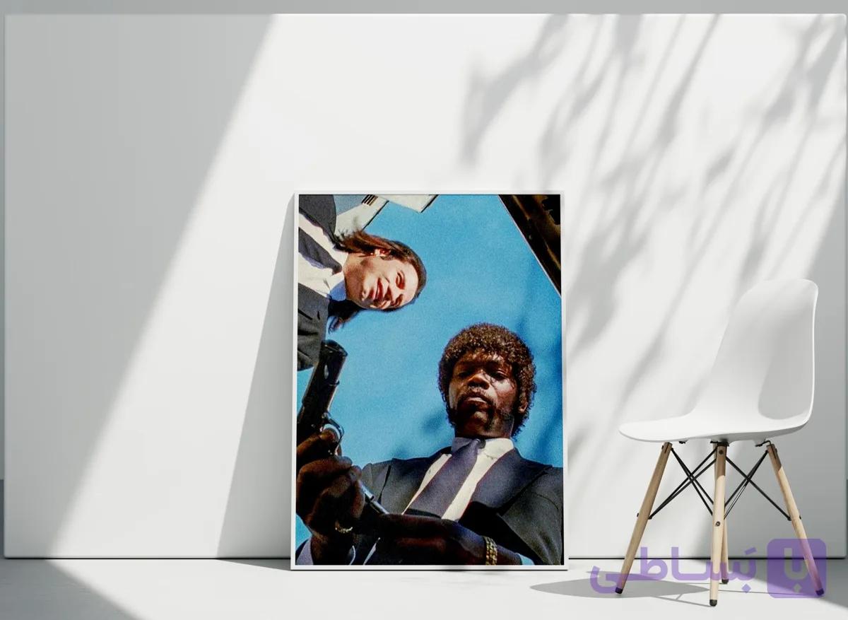 تابلو دکوراتیو فیلم پالپ فیکشن | Pulp Fiction | پوستر اکشن و کلاسیک برای اتاق و دفتر