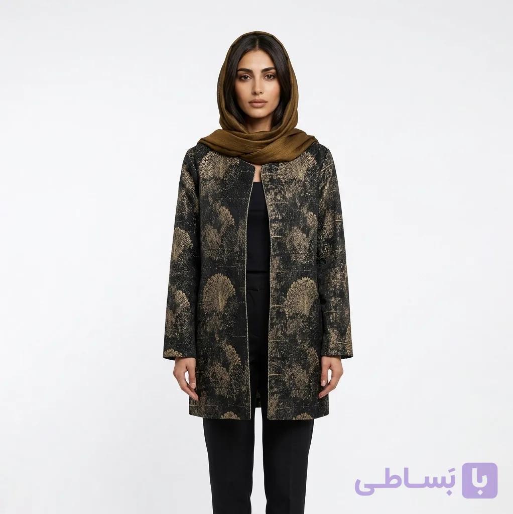 مانتو ژاکارد قاصدک — تصویر 1