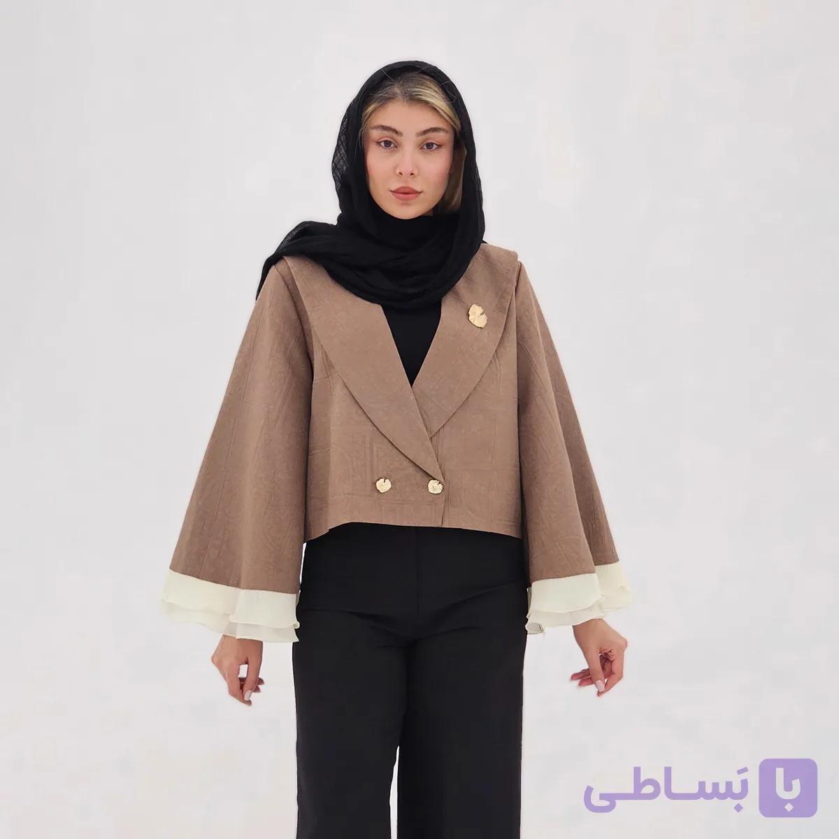کت رسمی زنانه مدل شلاله — تصویر 1