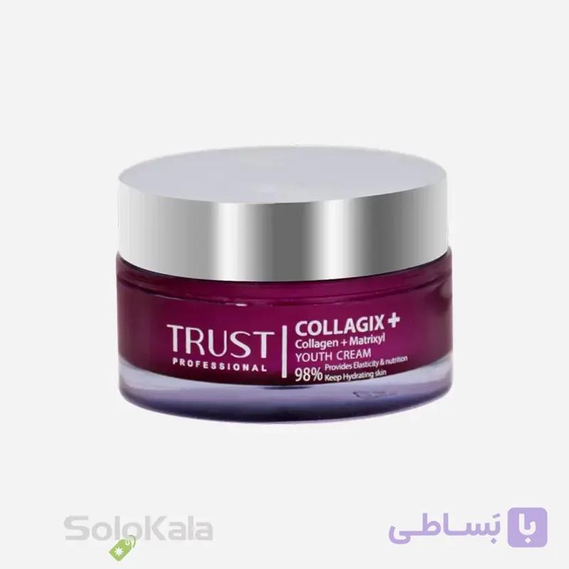 قیمت کرم جوانساز کلاژن تراست مناسب 25 سال به بالا