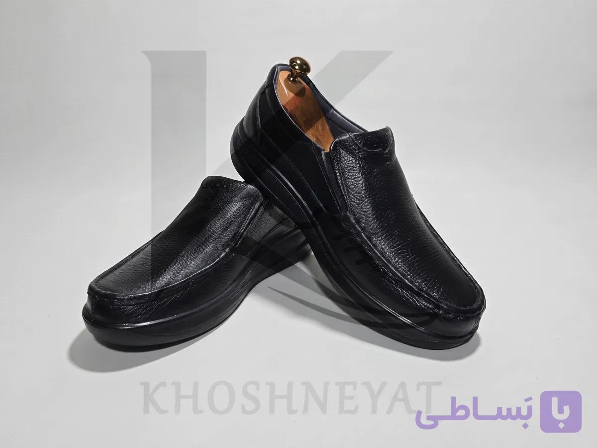 کفش مردانه طبی چرمی کد 410